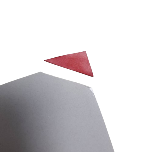 防潮顯示, 遇水變紅貼紙標籤 Turn red when wet label