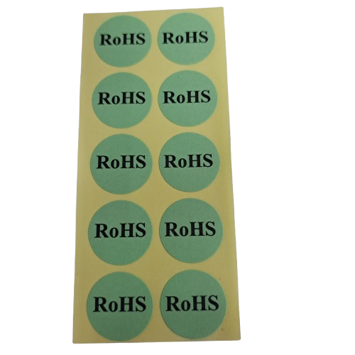 REACH/RoHS無鹵素認證貼紙標籤 RoHS REACH NO HALOGEN label