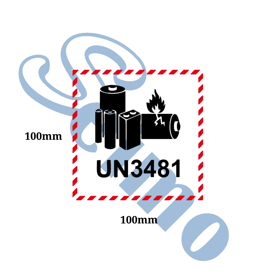 UN3481 貼紙