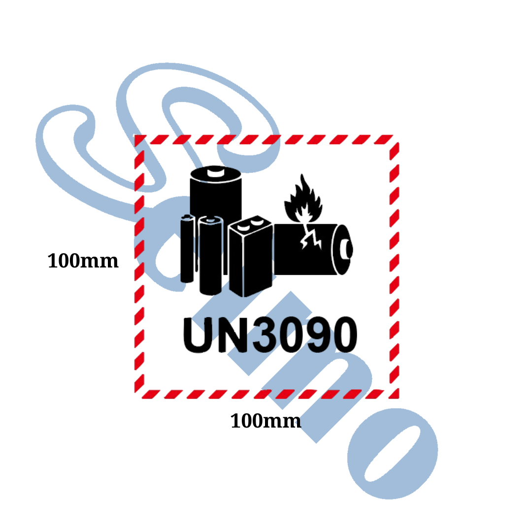 UN3090 貼紙