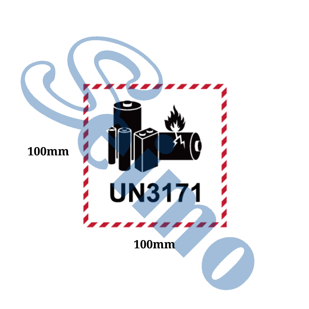 UN3171 貼紙