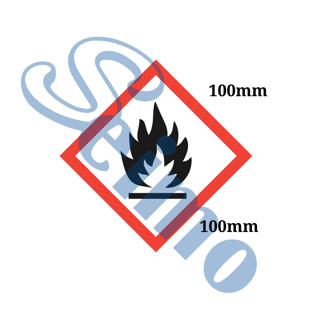 GHS火焰貼紙  Flame GHS chemical label