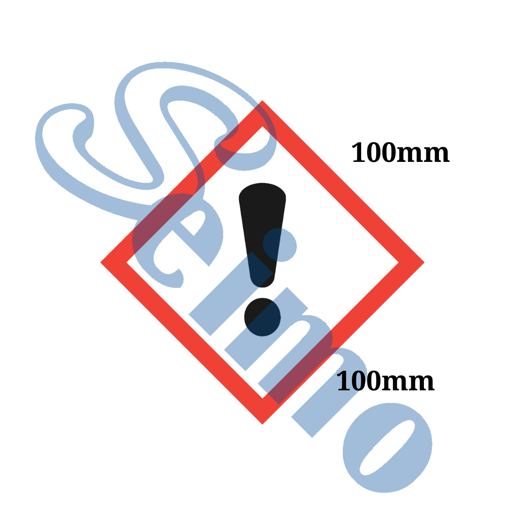 GHS驚嘆號貼紙  Exclamation GHS chemical label