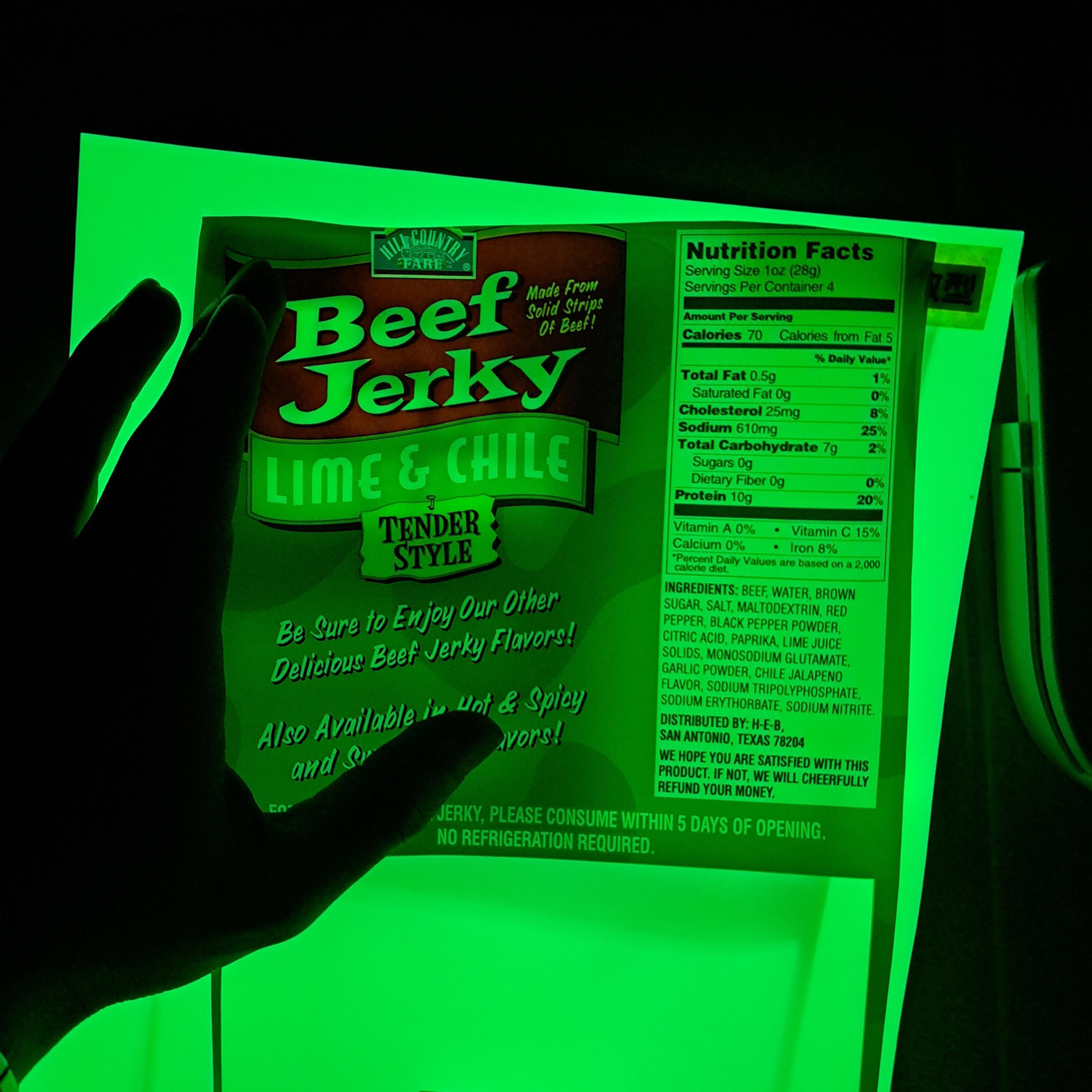 夜光螢光 貼紙標籤 Luminous Label