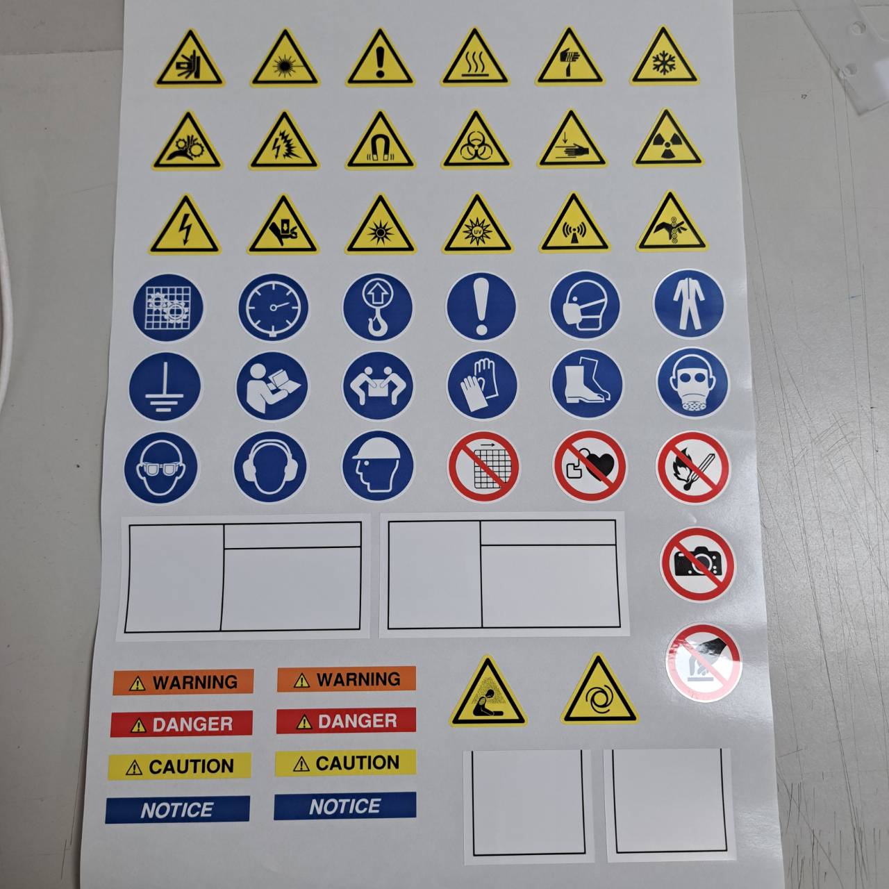 DIY警語貼紙標籤 組合